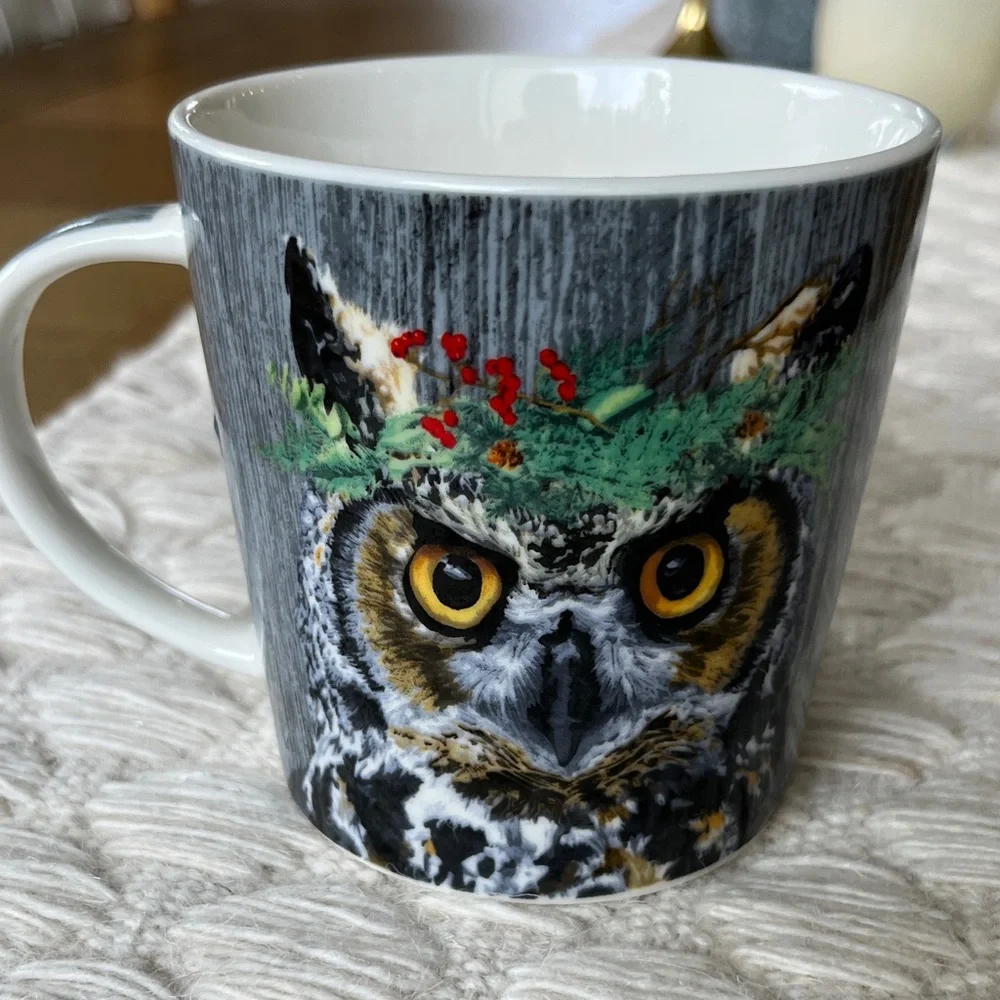 NWOT Winter Berries Owl Design (No Box) - Picture 5 of 7